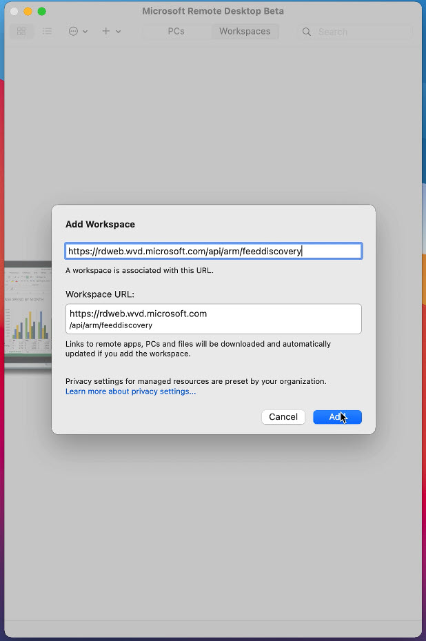 wvd remote desktop client mac